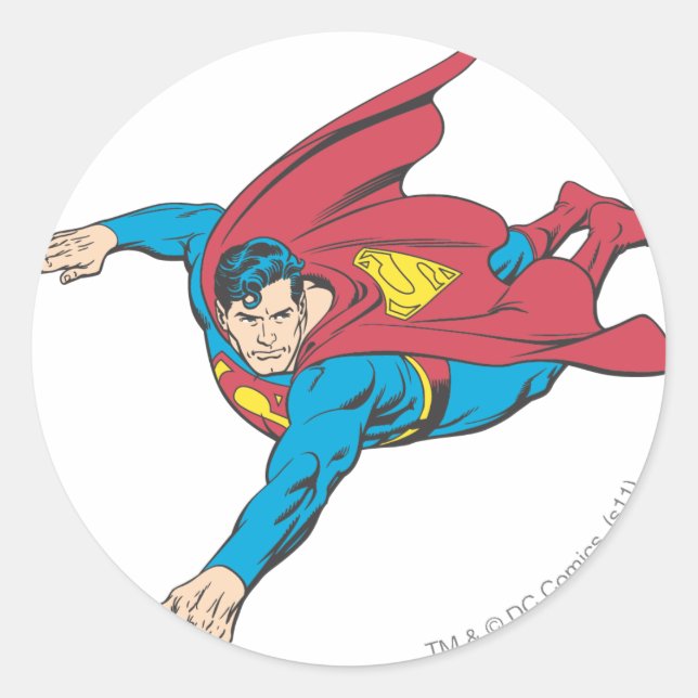 Sticker Rond Superman 90 (Devant)