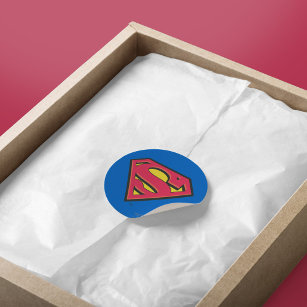 Sticker Rond Superman S-Shield   Logo classique