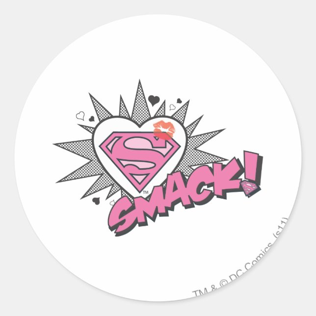 Sticker Rond Superman - Smack (Devant)