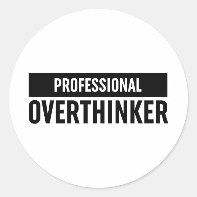 Sticker Rond Superviseur professionnel (Devant)