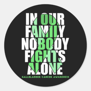 Sticker Rond Support De Sensibilisation Au Cancer De La Vessie