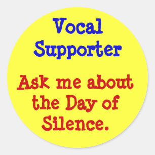 Sticker Rond Support vocal