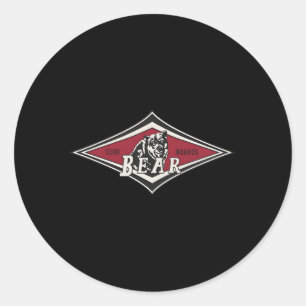 Sticker Rond Surf Bear Big Wednesday Cult Surfboard Surf