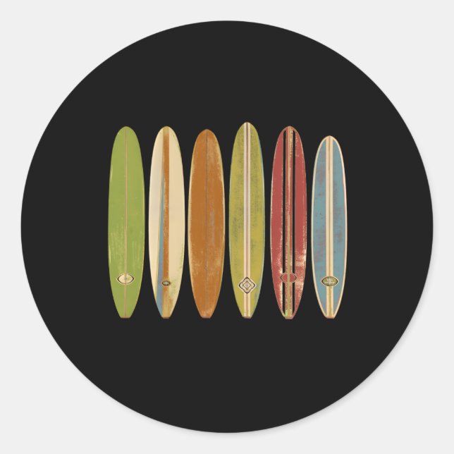 Sticker Rond Surf de Planche à Voile Surf (Devant)