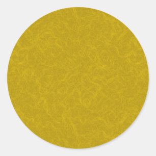 Sticker Rond Surface jaune texturée avec motif tourbillonnant