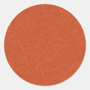 Sticker Rond Surface orange texturée avec motif tourbillonnant
