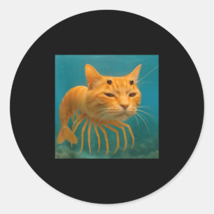 Sticker Rond Surreal Italian Brainrot meme Trippi Troppi Funny