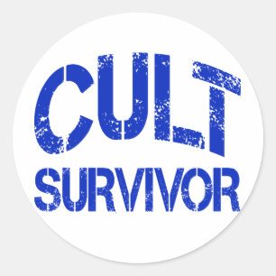 Sticker Rond Survivant de culte