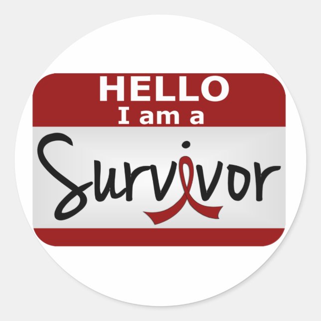 Sticker Rond Survivant de l'athéisme cérébral 24.png (Devant)