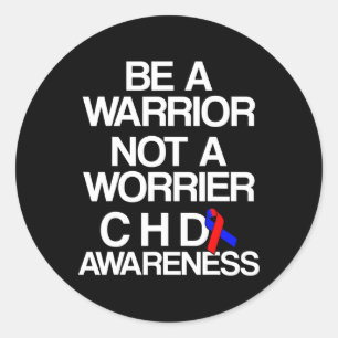 Sticker Rond Survivant d'une malformation cardiaque congénitale
