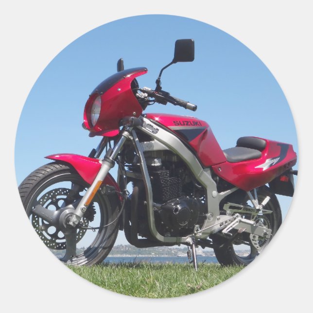 Sticker Rond Suzuki 1992 GS500E (Devant)