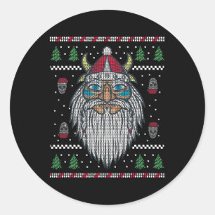 Sticker Rond Sweaters de Noël moches 1