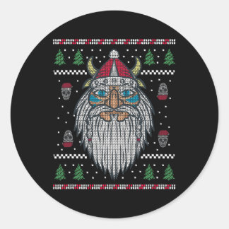 Sticker Rond Sweaters de Noël moches 1