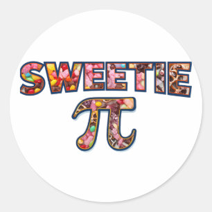 Sticker Rond Sweetie Pi : Le rêve de Candy Lover !