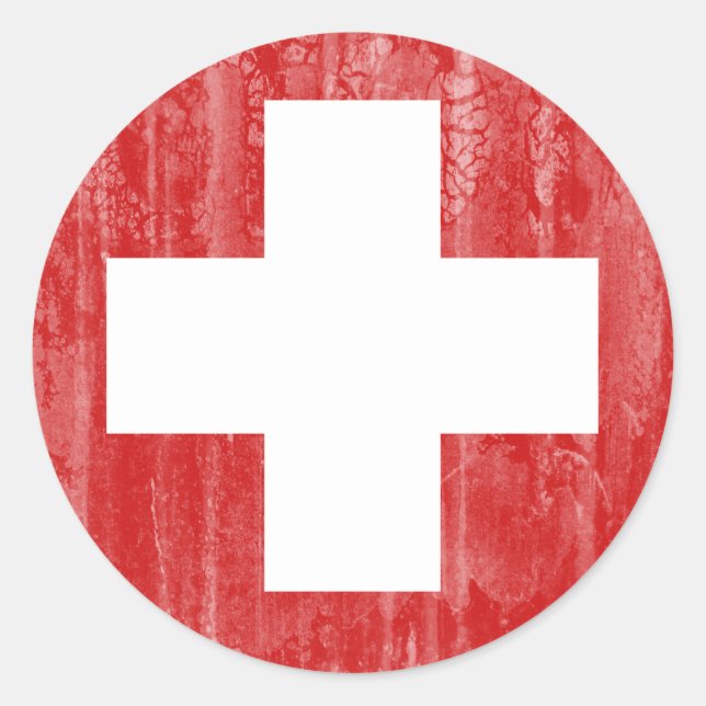 Sticker Rond Swiss Air Force (Devant)
