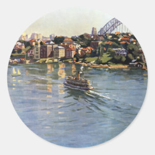 Sticker Rond Sydney Harbour, Australie