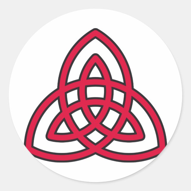 Sticker Rond symbole celtique (Devant)