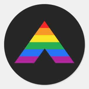 STICKER ROND SYMBOLE D'ALLIANCE DROITE