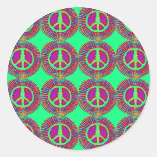 Sticker Rond SYMBOLE DE LA Cravate-JOYE DE TRIppY (Devant)