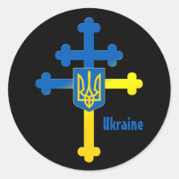 Symbole de la Croix d'Ukraine & croix de Lorraine