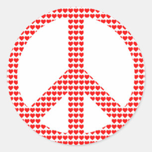 Sticker Rond Symbole de la paix