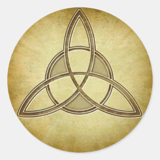 Sticker Rond Symbole de la Sainte Trinité