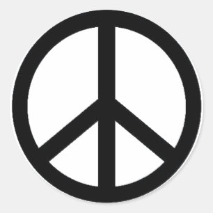 Sticker Rond symbole de paix