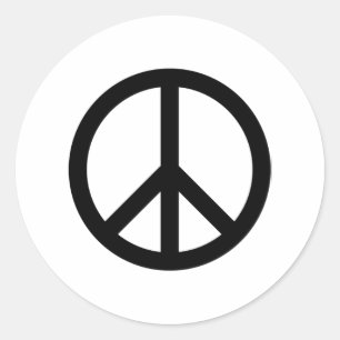 Sticker Rond Symbole de paix