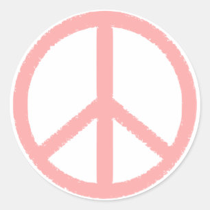 Sticker Rond symbole de paix