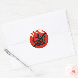 Sticker Rond Symbole de protestation contre les rois