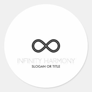 Sticker Rond Symbole d'harmonie d'infini
