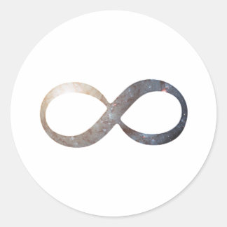 Sticker Rond Symbole d'infini