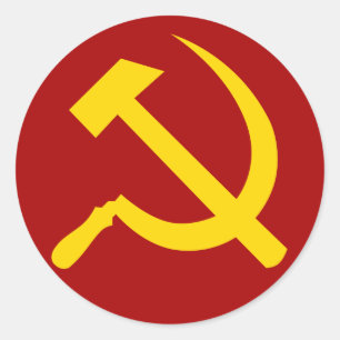 Sticker Rond Symbole d'Union Soviétique - СоветскийСоюзСимвол