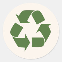 Symbole écologique flèche recycler réutiliser tout