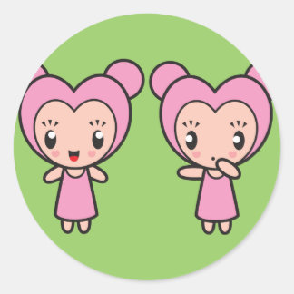 Sticker Rond Symbole étoile - Gemini