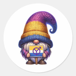 Sticker Rond SYMBOLE GnomE DE FIERTÉ