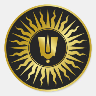 Sticker Rond SYMBOLE HINDU Dieu Tilak
