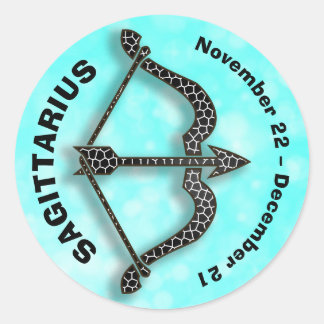 Sticker Rond SYMBOLE Horoscope Sagittaire Astrologie
