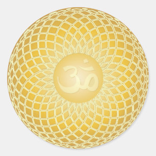 Sticker Rond Symbole Om étonnant