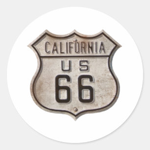 Sticker Rond Symbole routier historique