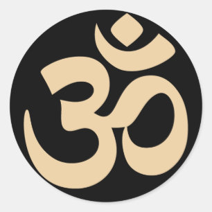 Sticker Rond Symbole simple 3ème oeil