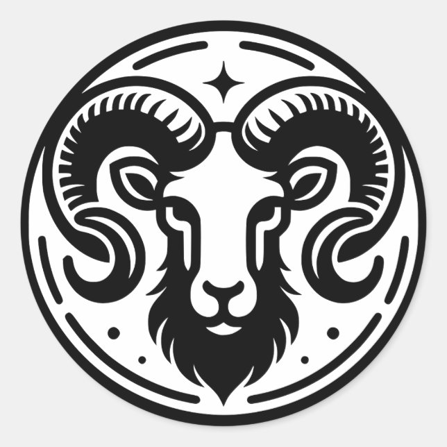 STICKER ROND SYMBOLE SYMBOLE SYMBOLE SYMBOLE SYMBOLE SYMBOLE SY (Devant)