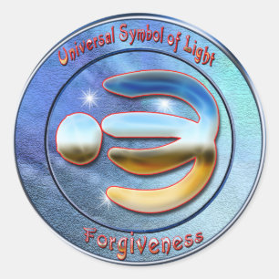 Sticker Rond Symbole universel du pardon