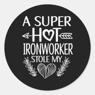 Sticker Rond Syndicat des amis des travailleurs du fer