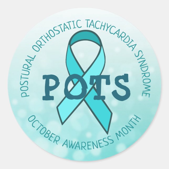 Sticker Rond Syndrome post-orthostatique tachycardie (Devant)