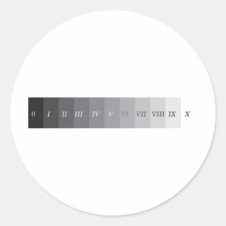 Sticker Rond Système de zone