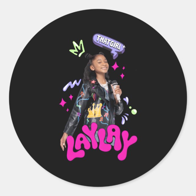 Sticker Rond T Lay T (Devant)