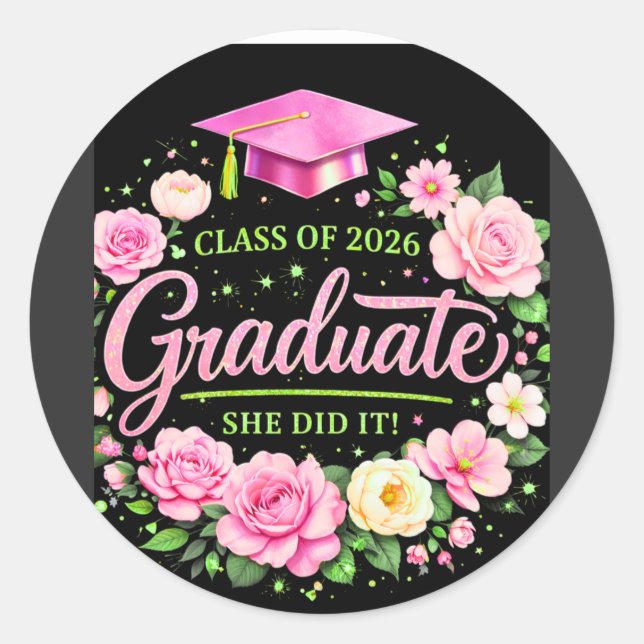 Sticker Rond T-Shirt (Devant)