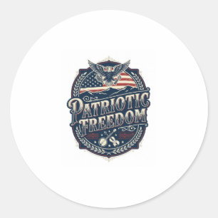 Sticker Rond T-shirt graphique vectoriel du patrimoine appalach