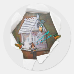 Sticker Rond T-Shirt, le conteur de Leprechaun